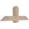 Ekena Millwork Eugene Smooth Timber Gable Bracket, Douglas Fir, 48"W x 18"H x 5 1/2"D x 5 1/2"F, 9/12 Pitch GBW048X18X0606EUG00SDF - alternate 5